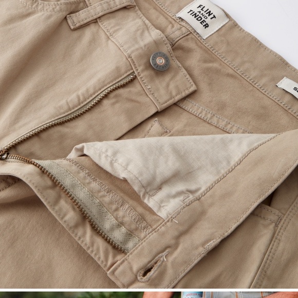 FLINT AND TINDER
365 Pant - HB Slim Khaki 33x32 - Picture 2 of 8